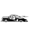 Autocollant hot rod