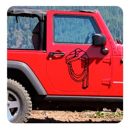 Logo Dakar Antiguo Sticker