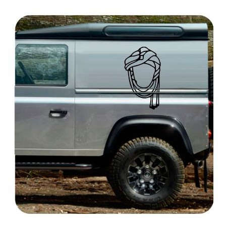 Logo Dakar Antiguo Sticker