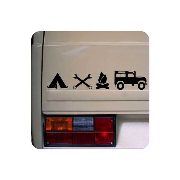 Pegatina 4x4 life. Vinilo de alta calidad, soporta perfectamente la intemperie, apto incluso para náutica. Pégala donde quieras,