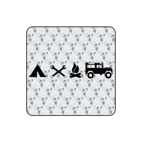 Pegatina 4x4 life. Vinilo de alta calidad, soporta perfectamente la intemperie, apto incluso para náutica. Pégala donde quieras,