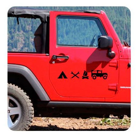 Autocollant 4x4 life