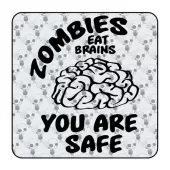 Zombies Eat Brains Sticker 2