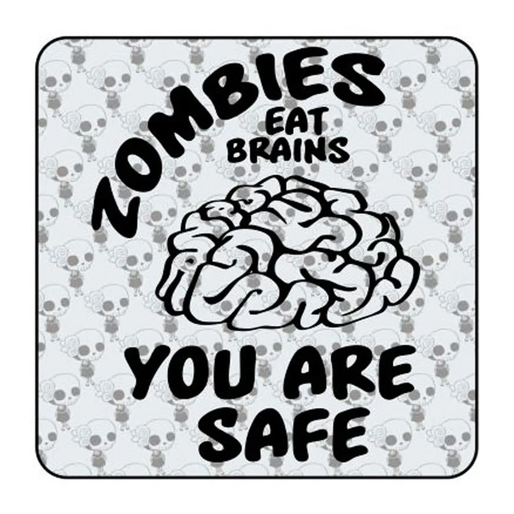 Autocollant Zombies Eat Brains