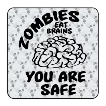 Zombies Eat Brains Sticker