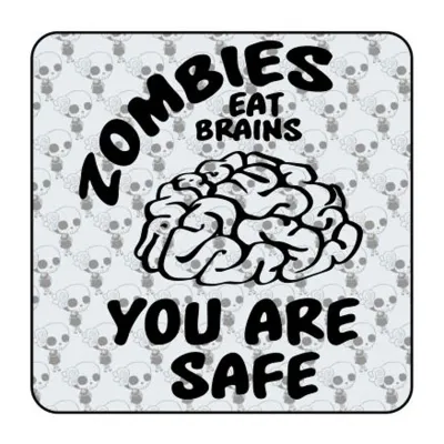 Zombies Eat Brains Sticker 2