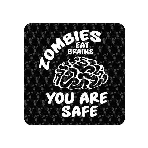 Autocollant Zombies Eat Brains