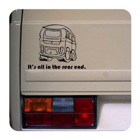 It's all in the rear Aufkleber