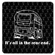 It's all in the rear Aufkleber