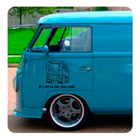It's all in the rear Aufkleber