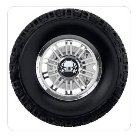 Calavera Jeep Aufkleber