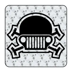 Calavera Jeep Aufkleber 2