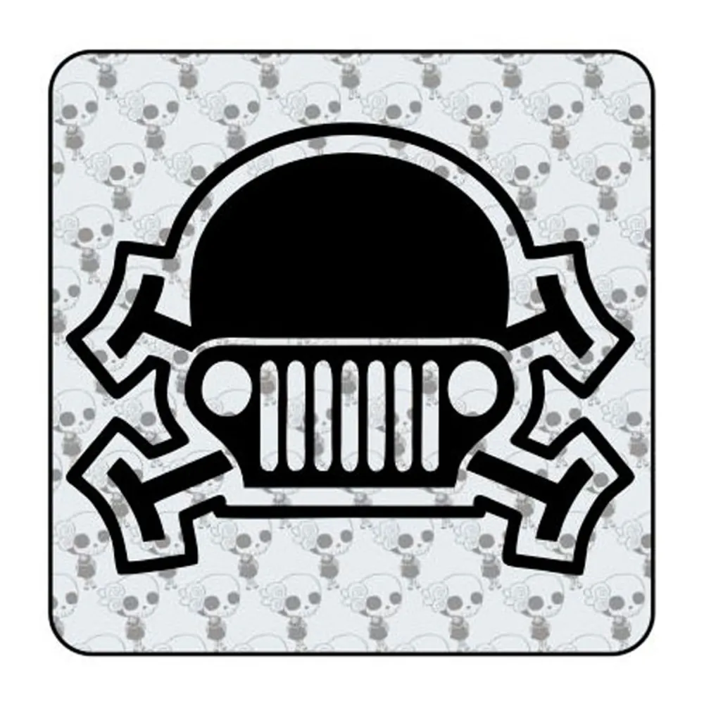 Calavera Jeep Sticker