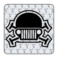 Calavera Jeep Sticker 2