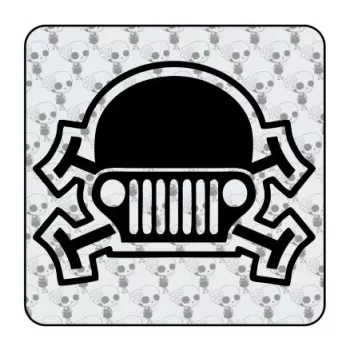 Calavera Jeep Sticker