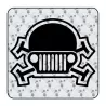 Autocollant Calavera Jeep