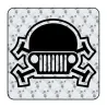 Calavera Jeep Sticker