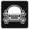 Autocollant Calavera Jeep