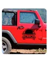 Calavera Jeep Aufkleber