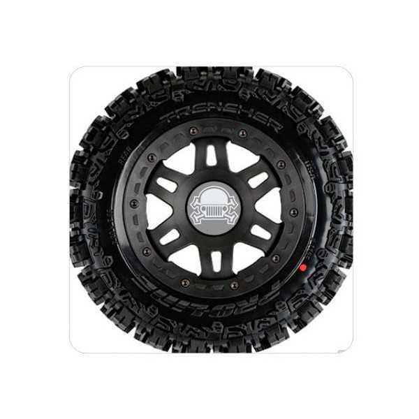 Pegatina Calavera Jeep. Vinilo de alta calidad, soporta perfectamente la intemperie, apto incluso para náutica. Pégala donde qui