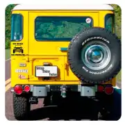 Pegatina No Road No Problem - Jeep. Vinilo de alta calidad, soporta perfectamente la intemperie, apto incluso para náutica. Péga