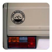 The Mountains Are Calling Aufkleber