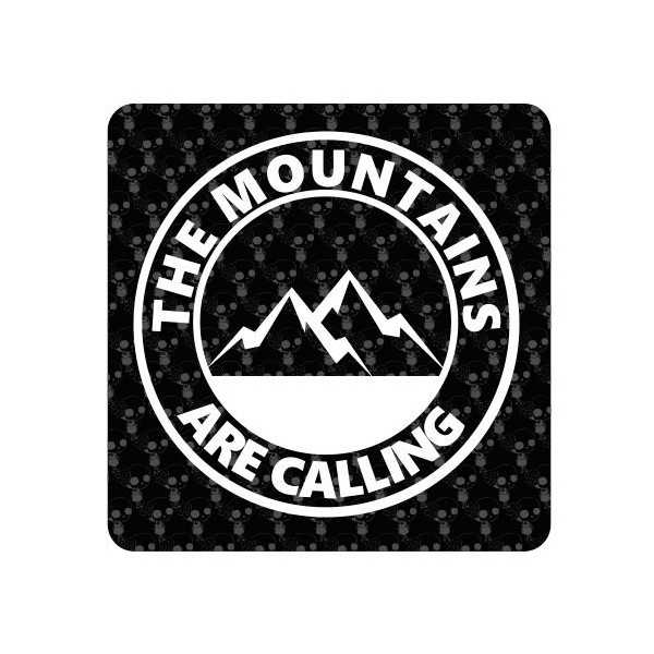 The Mountains Are Calling Aufkleber