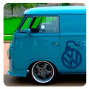 VW Bomb Aufkleber