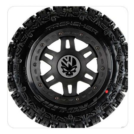 VW Skull Aufkleber