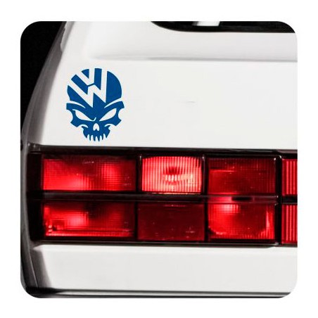 VW Skull Aufkleber