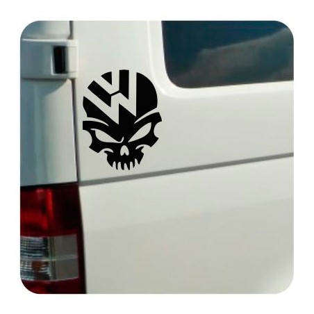 VW Skull Aufkleber