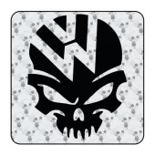 VW Skull Sticker 2