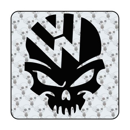 VW Skull Aufkleber