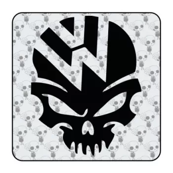 VW Skull Sticker