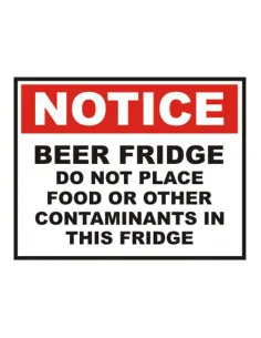 BEER FRIDGE.