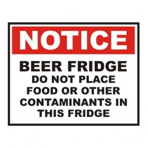 Sticker Beer Fridge