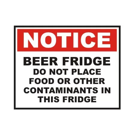 Sticker Beer Fridge