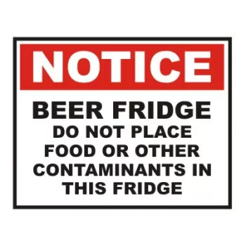 Sticker Beer Fridge