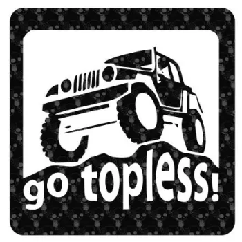 Go Topless - Jeep Aufkleber