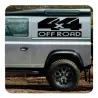 Pegatina 4x4 Off Road. Vinilo de alta calidad, soporta perfectamente la intemperie, apto incluso para náutica. Pégala donde quie