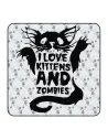 Autocollant Love Kittens and Zombies