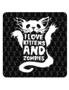 Pegatina Love Kittens and Zombies. Vinilo de alta calidad, soporta perfectamente la intemperie, apto incluso para náutica. Pégal