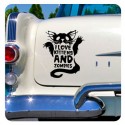 Love Kittens and Zombies Sticker