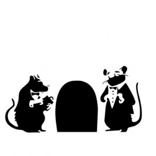 Sticker Banksy Rats