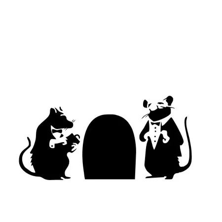 Autocollant Banksy Rats