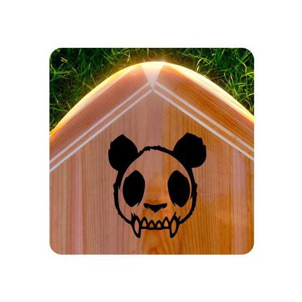 Pegatina Panda. Vinilo de alta calidad, soporta perfectamente la intemperie, apto incluso para náutica. Pégala donde quieras, un