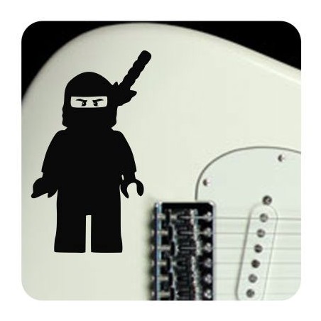 Pegatina Ninja Lego. Vinilo de alta calidad, soporta perfectamente la intemperie, apto incluso para náutica. Pégala donde quiera