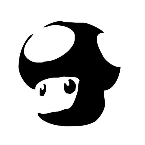 Sticker Mario Mushroom