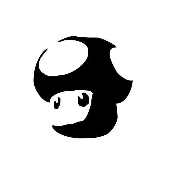 Sticker Mario Mushroom