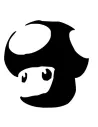 Sticker Mario Mushroom